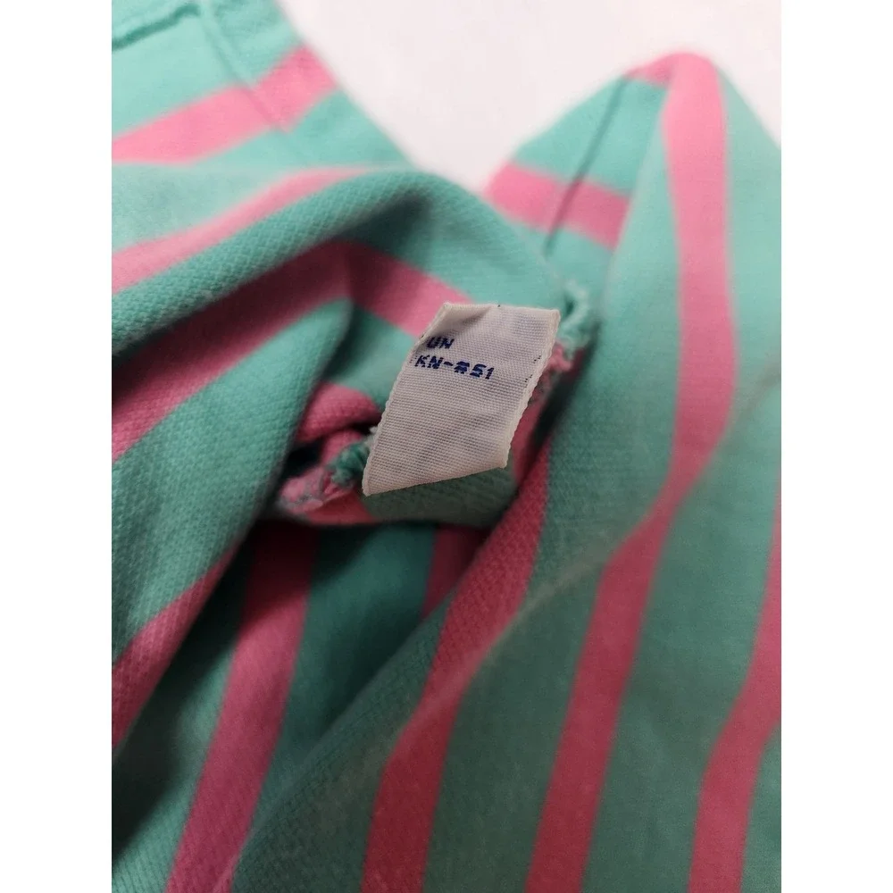 Polo Ralph Lauren Polo Shirt Mens Large Striped Pocket Classic Big Shirt‎